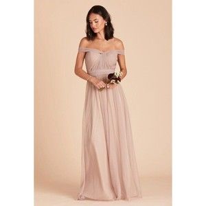 Birdy Grey Christina Convertible Tulle Bridesmaid Dress Women's M Vintage Blush